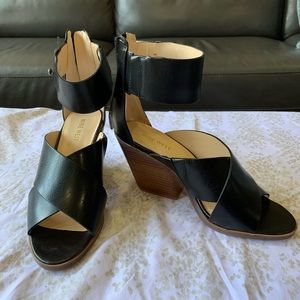 Nine West Black Wedges